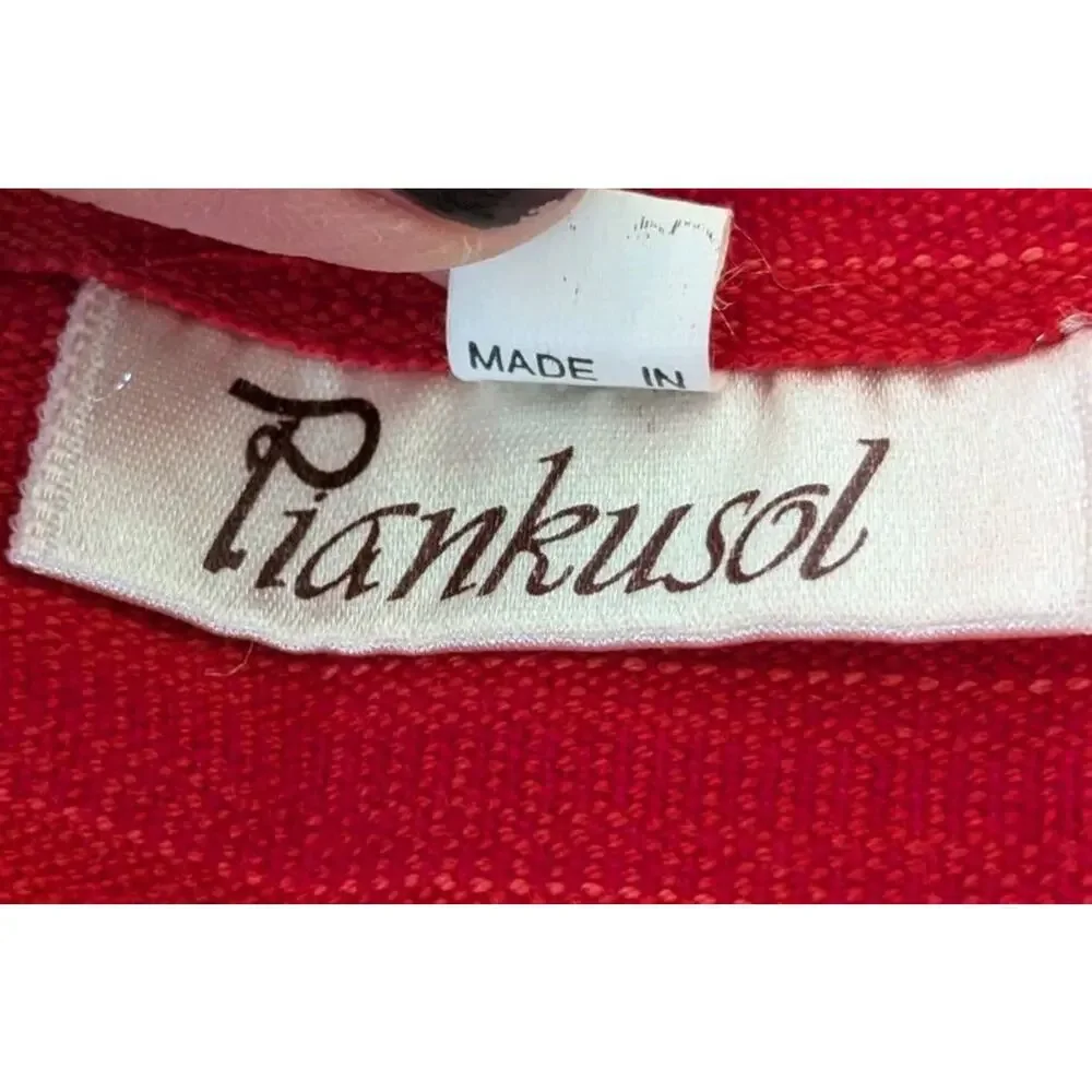 Vintage M Striped Wrap Skirt Piankusol Made in Thailand Boho Resort Vacation